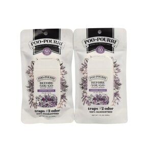 2 Poo-Pourri Before You Go Lavender Vanilla Toilet Spray 1 Fl Oz